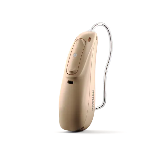 Beige Phonak hearing aid